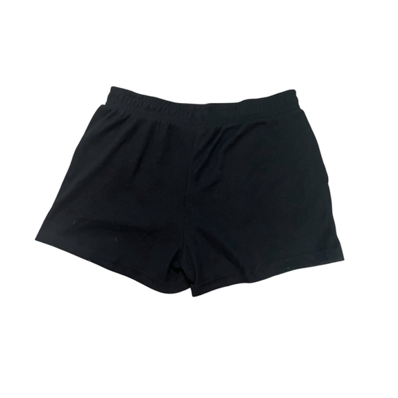 BETTER/TOGETHER Women’s Large Black Waffle Elastic Waist Casual Lounge Short L - Picture 3 of 7